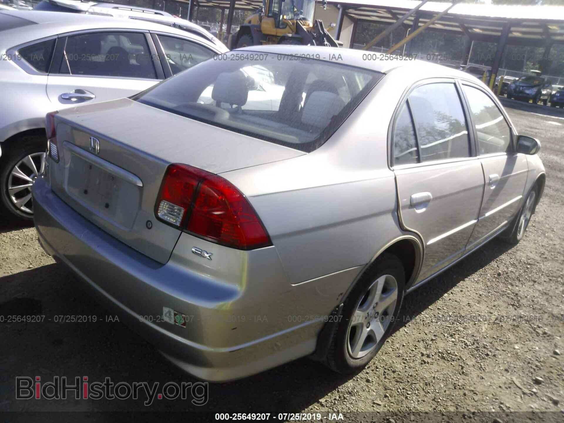 2005 HONDA CIVIC - VIN: 2HGES26735H570840 - Фото 4