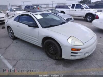 2003 Mitsubishi ECLIPSE GS, white — VIN 4A3AC44GX3E176598, IAAI
