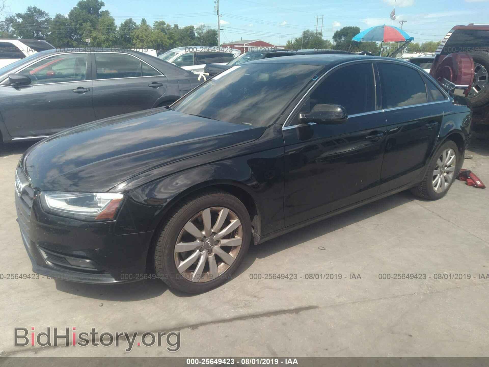 2013 AUDI A4 - VIN: WAUAFAFL2DN027832 - Фото 2
