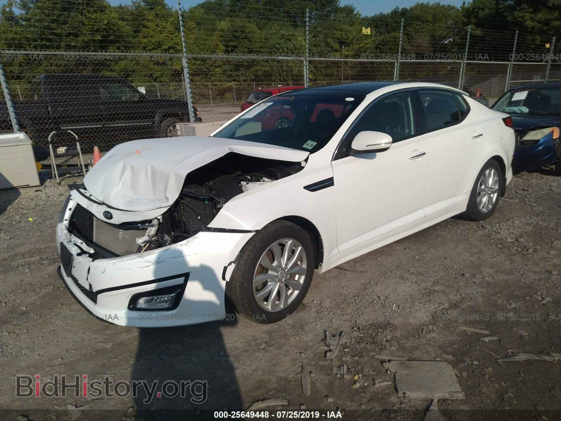 2015 KIA OPTIMA - VIN: 5XXGN4A73FG516959 - Фото 2