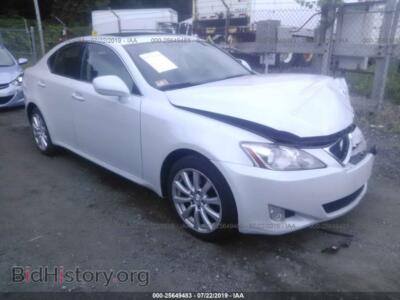 2007 Lexus IS 250, белый — VIN JTHCK262472009177, IAAI