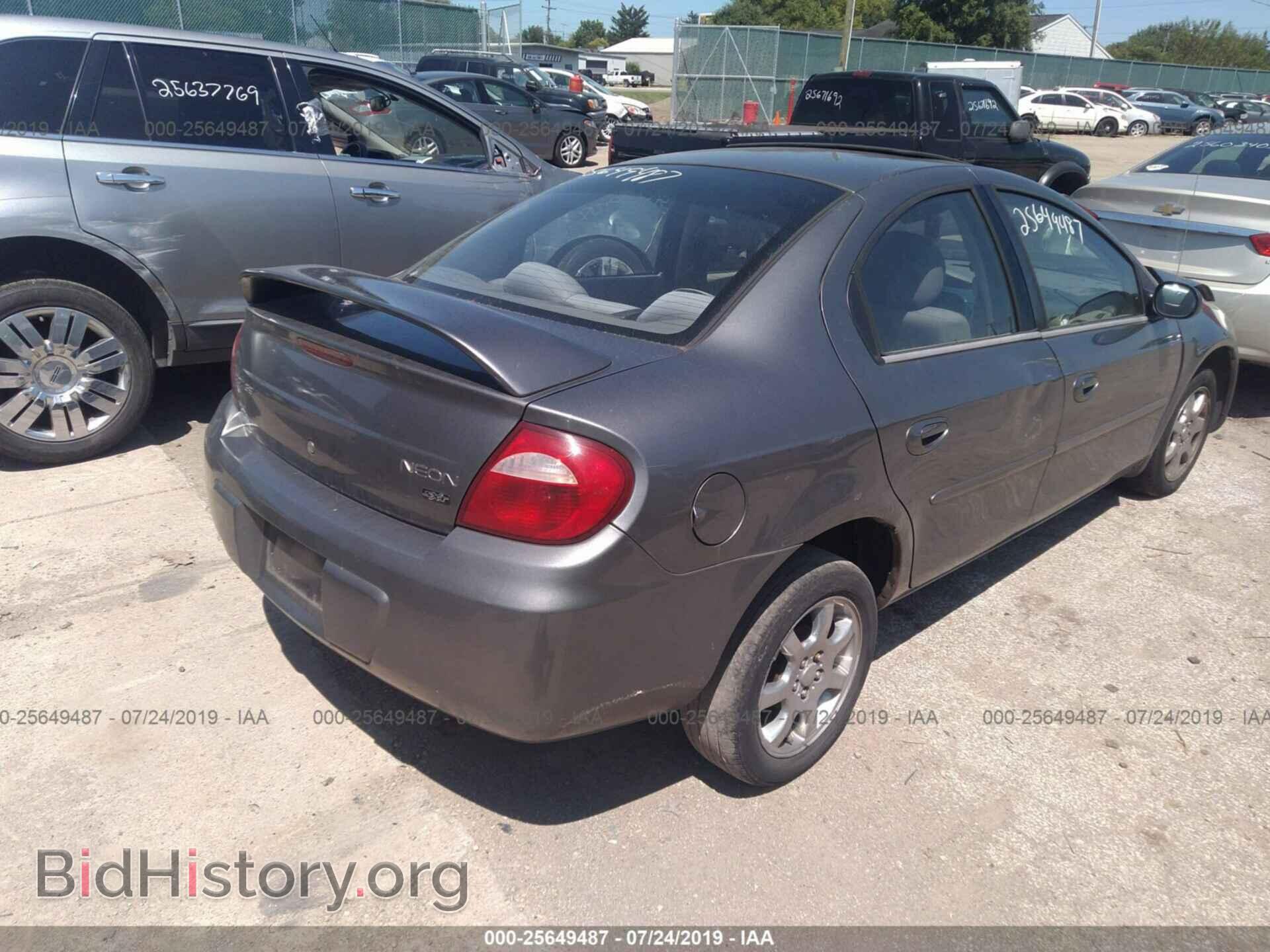 2005 DODGE NEON - VIN: 1B3ES56C55D250818 - Фото 4