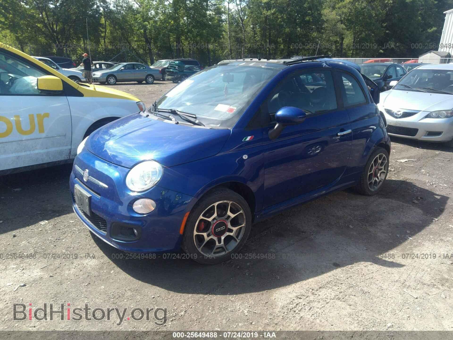 2012 FIAT 500 - VIN: 3C3CFFBR7CT115085 - Фото 2