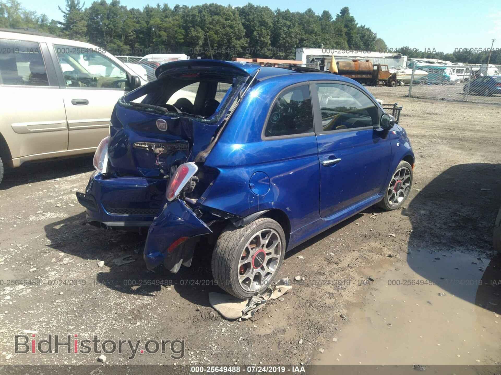 2012 FIAT 500 - VIN: 3C3CFFBR7CT115085 - Фото 4