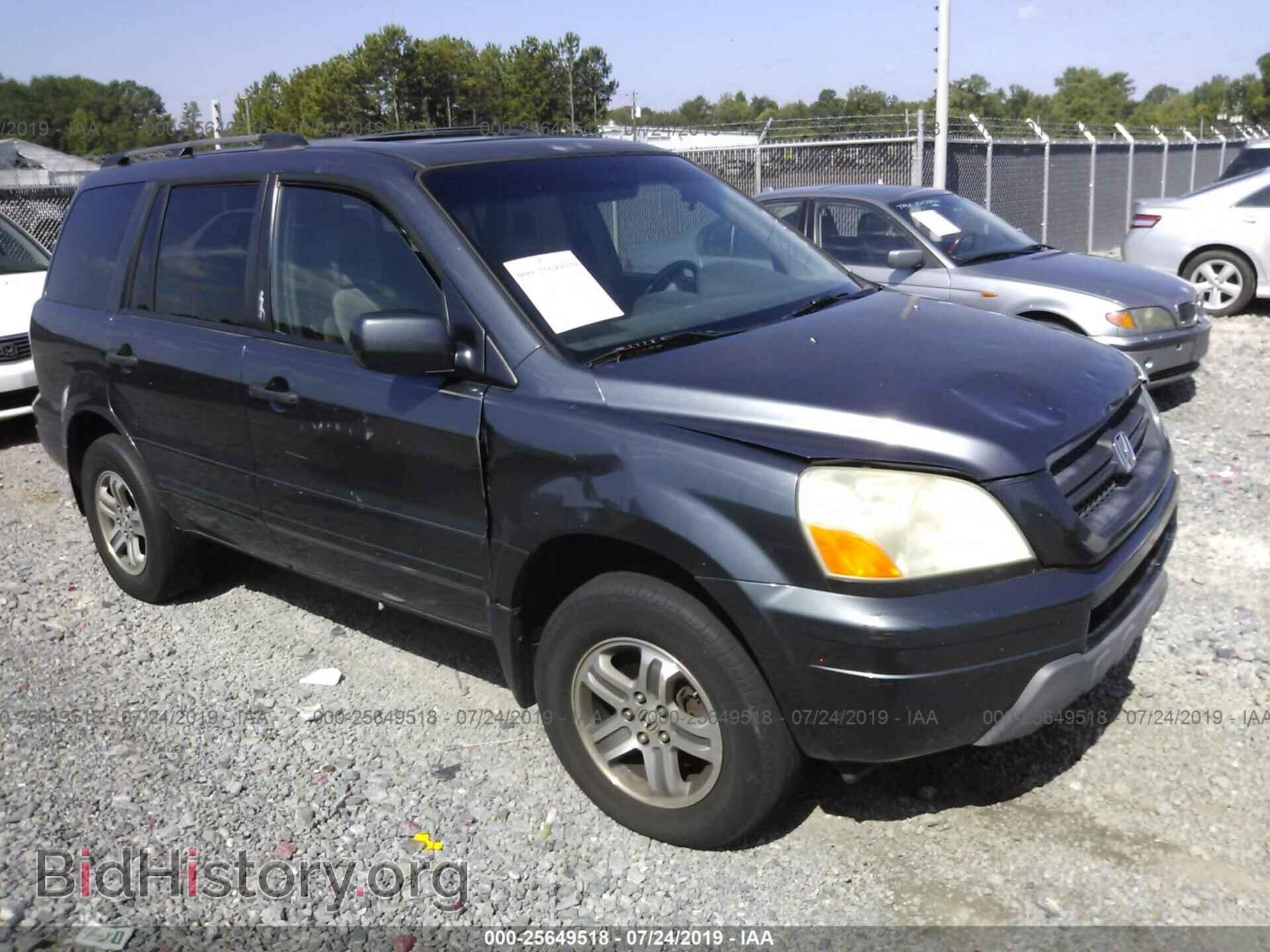 Photo 5FNYF18595B037340 - HONDA PILOT 2005