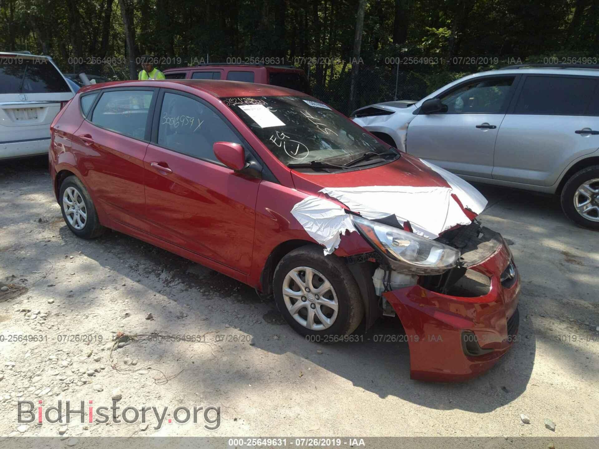 Фотография KMHCT5AE8DU087829 - HYUNDAI ACCENT 2013