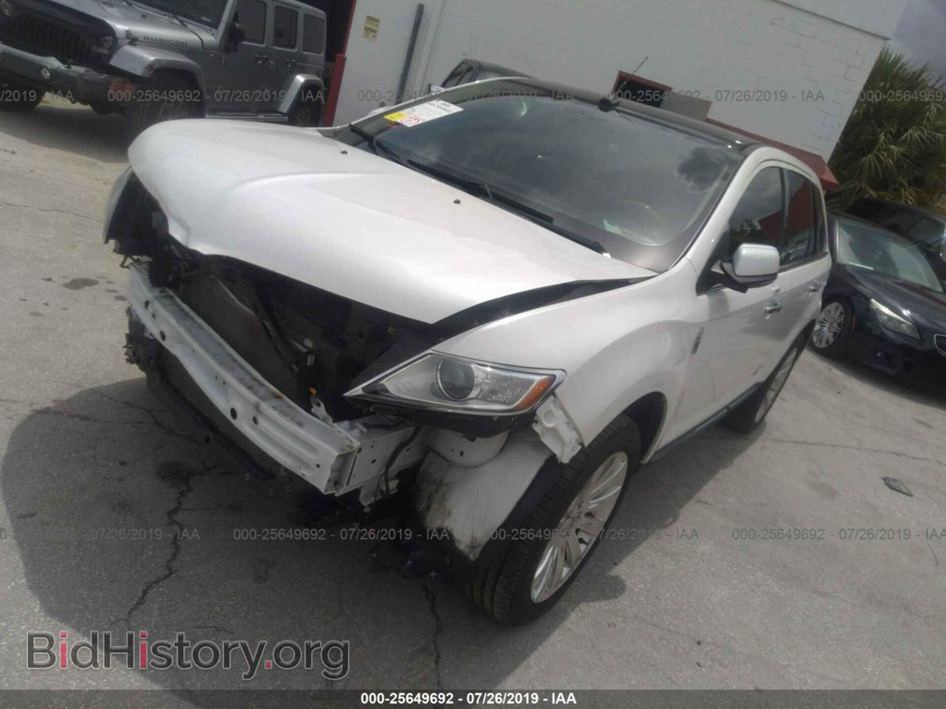 2013 LINCOLN MKX - VIN: 2LMDJ6JK4DBL39107 - Фото 2