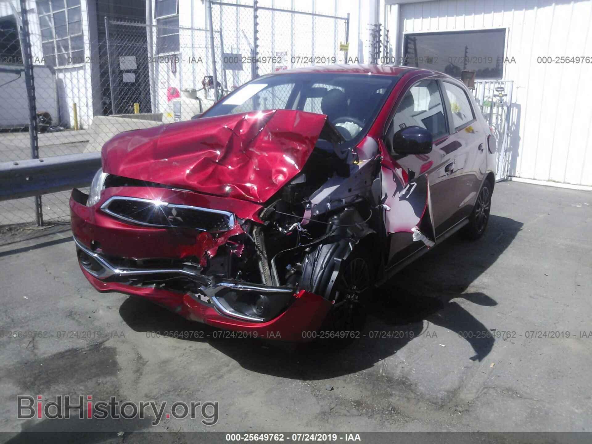 2019 MITSUBISHI MIRAGE - VIN: ML32A5HJ3KH003160 - Фото 2
