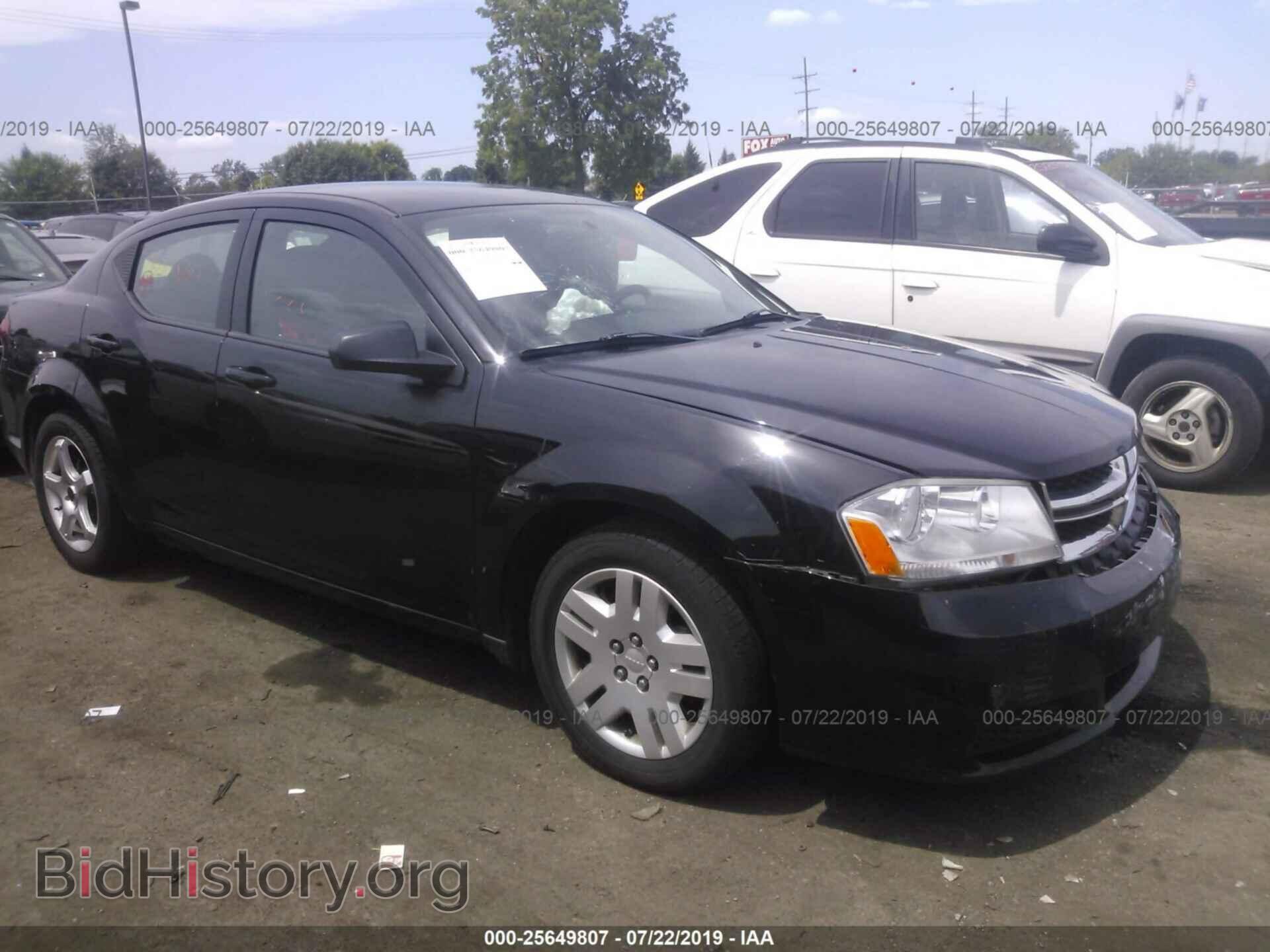 Фотография 1C3CDZAB9DN548534 - DODGE AVENGER 2013