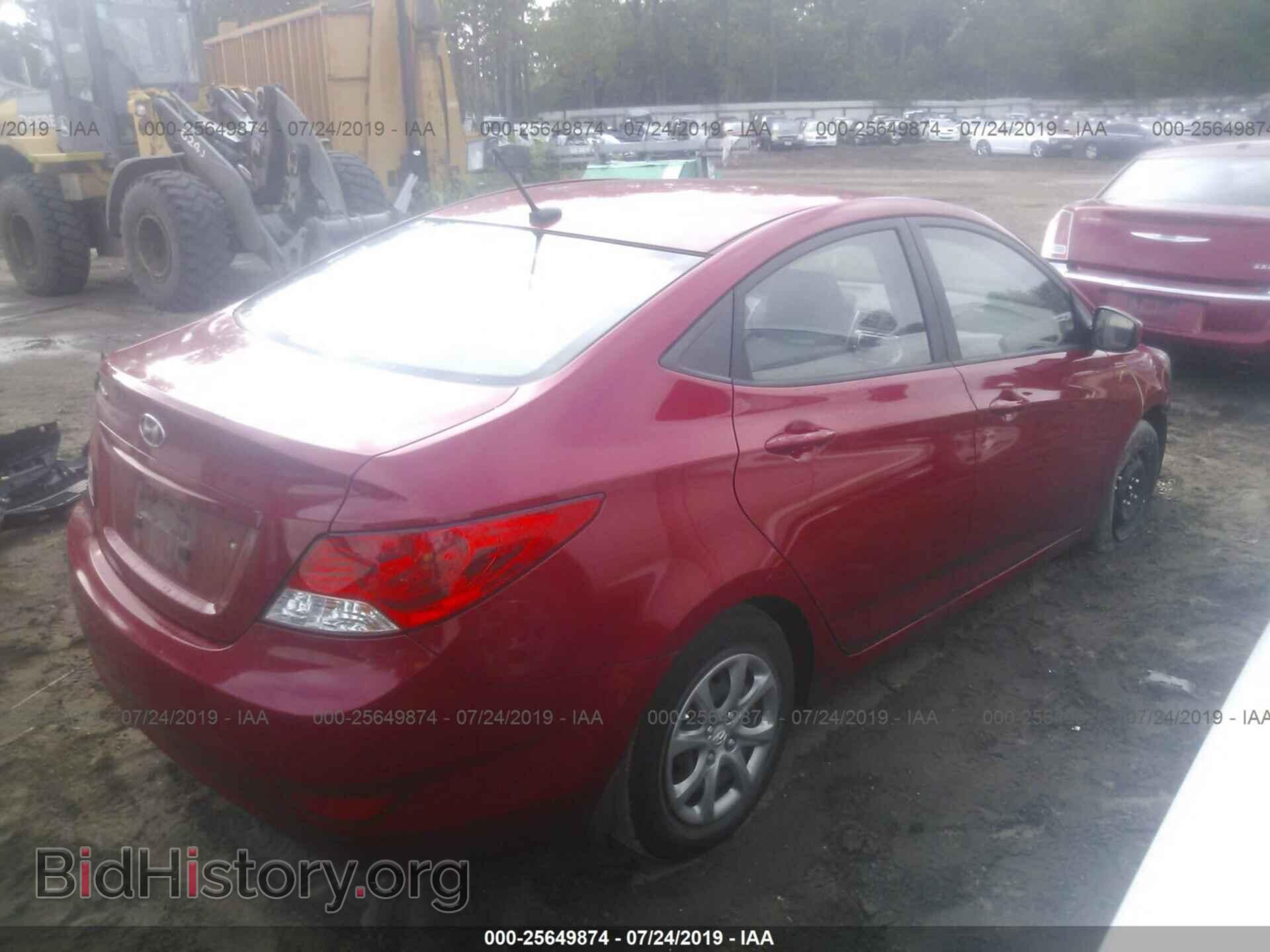 2014 HYUNDAI ACCENT - VIN: KMHCT4AE4EU696606 - Фото 4
