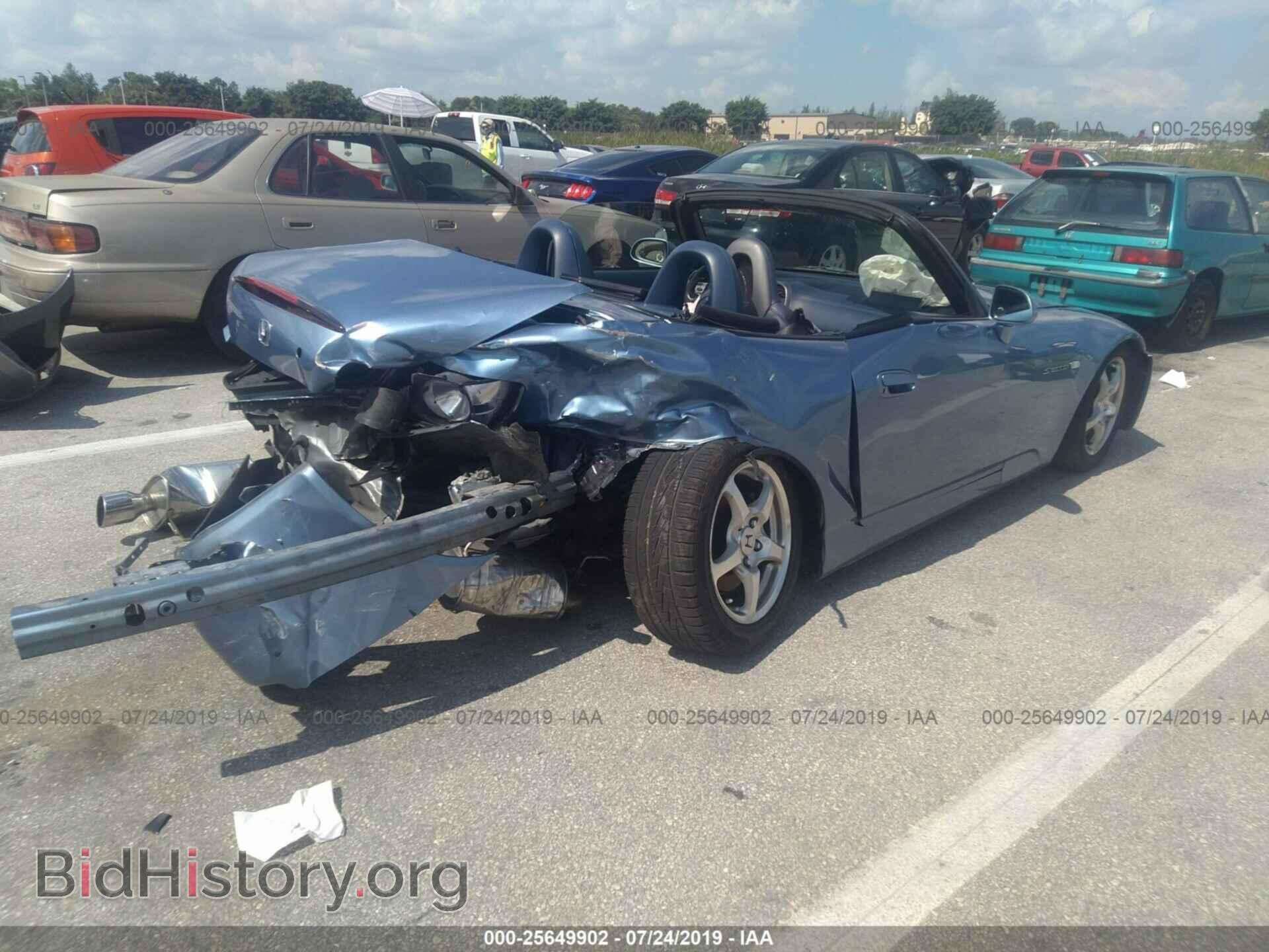 2002 HONDA S2000 - VIN: JHMAP114X2T009277 - Фото 4