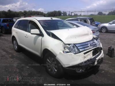 2007 Ford EDGE SEL Plus, white — VIN 2FMDK49CX7BA56872, IAAI