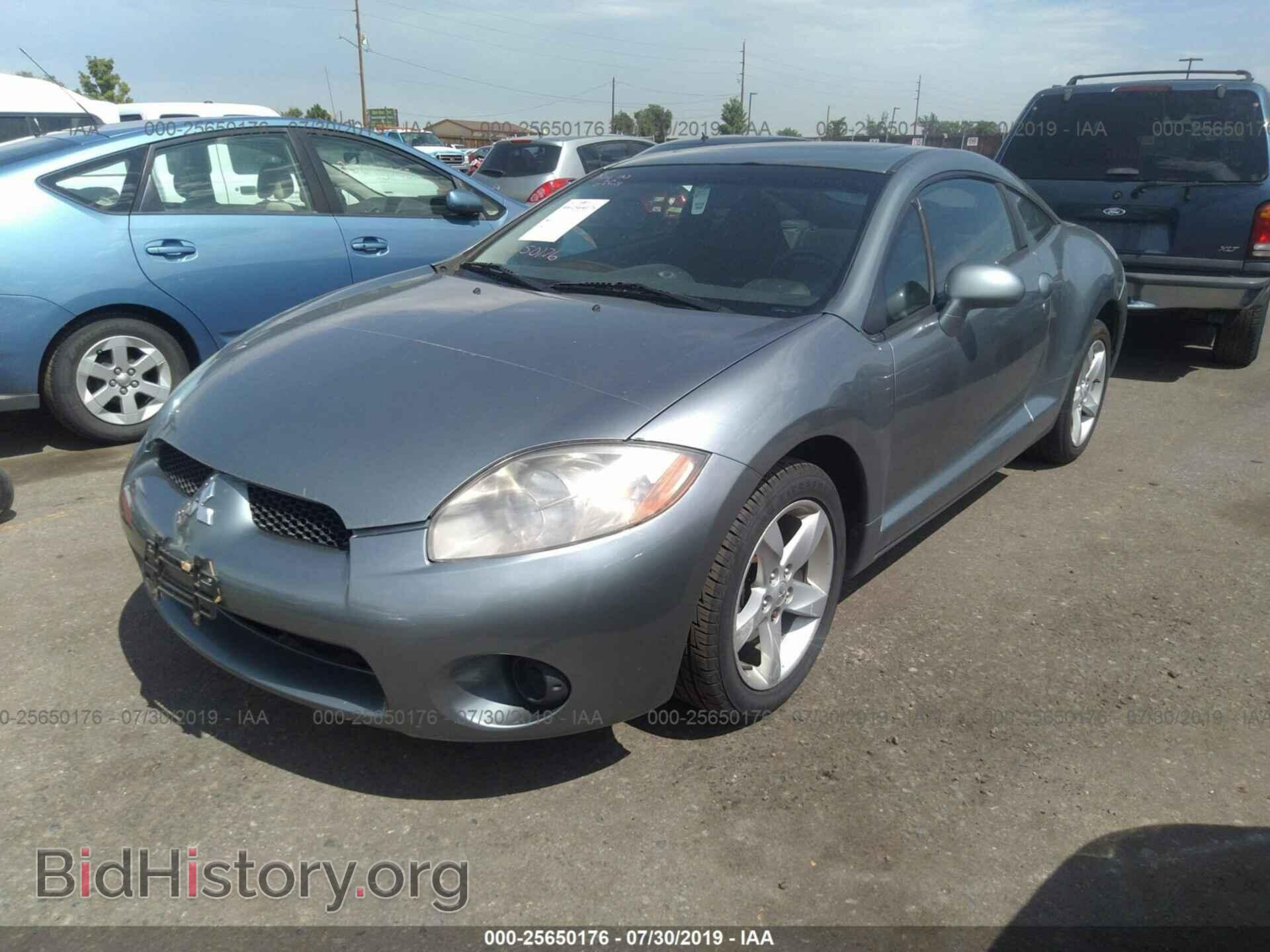 2007 MITSUBISHI ECLIPSE - VIN: 4A3AK24F07E014158 - Фото 2