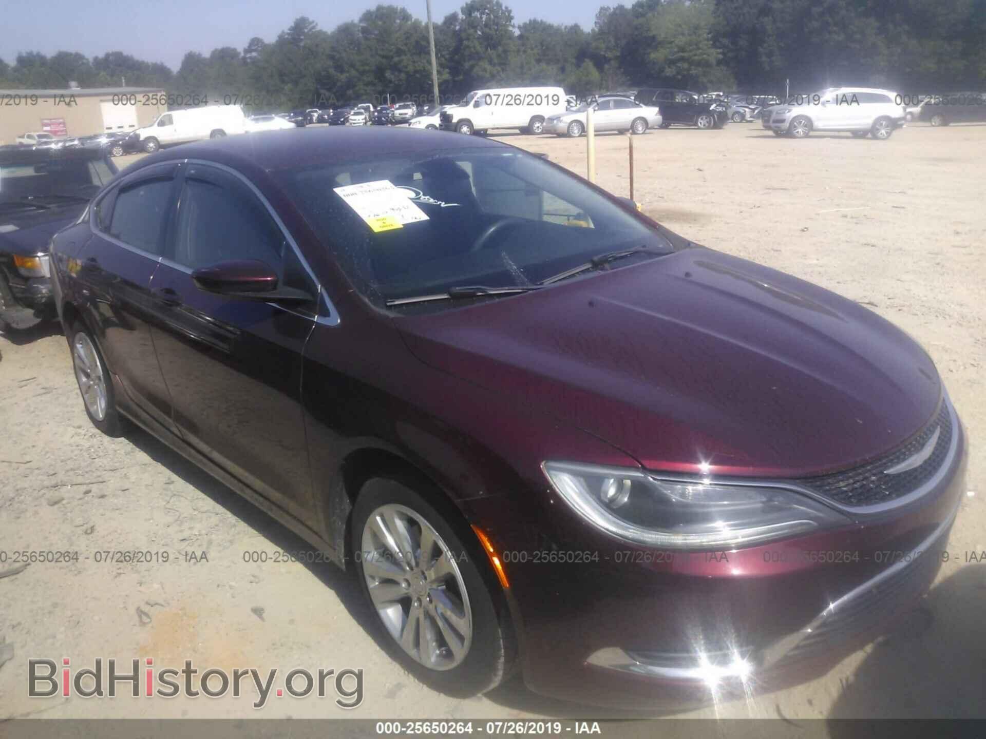 Photo 1C3CCCAB8FN652600 - CHRYSLER 200 2015