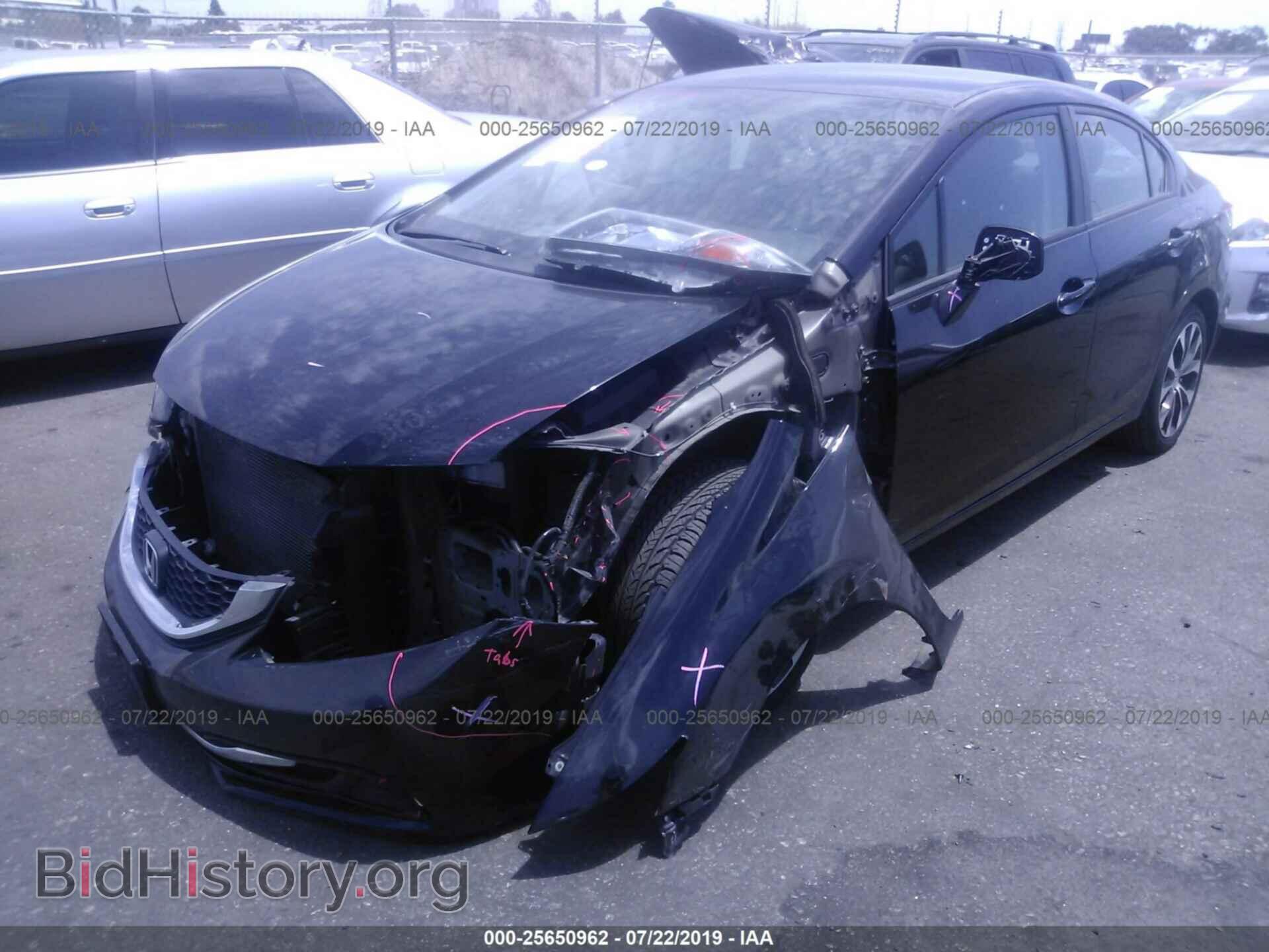2013 HONDA CIVIC - VIN: 19XFB2F5XDE075613 - Фото 2