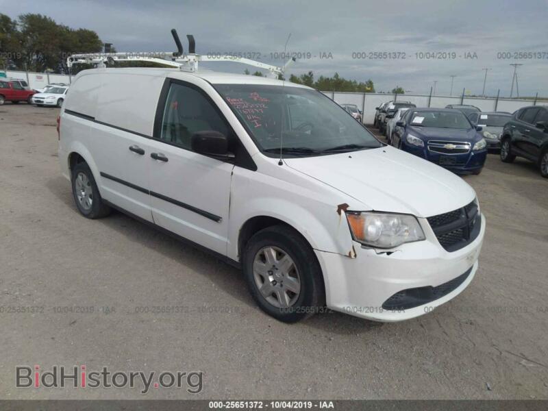 2012 Dodge RAM VAN (VIN 2C4RDGAGXCR352786) — photo 1 of 10, IAAI, damage: front & rear