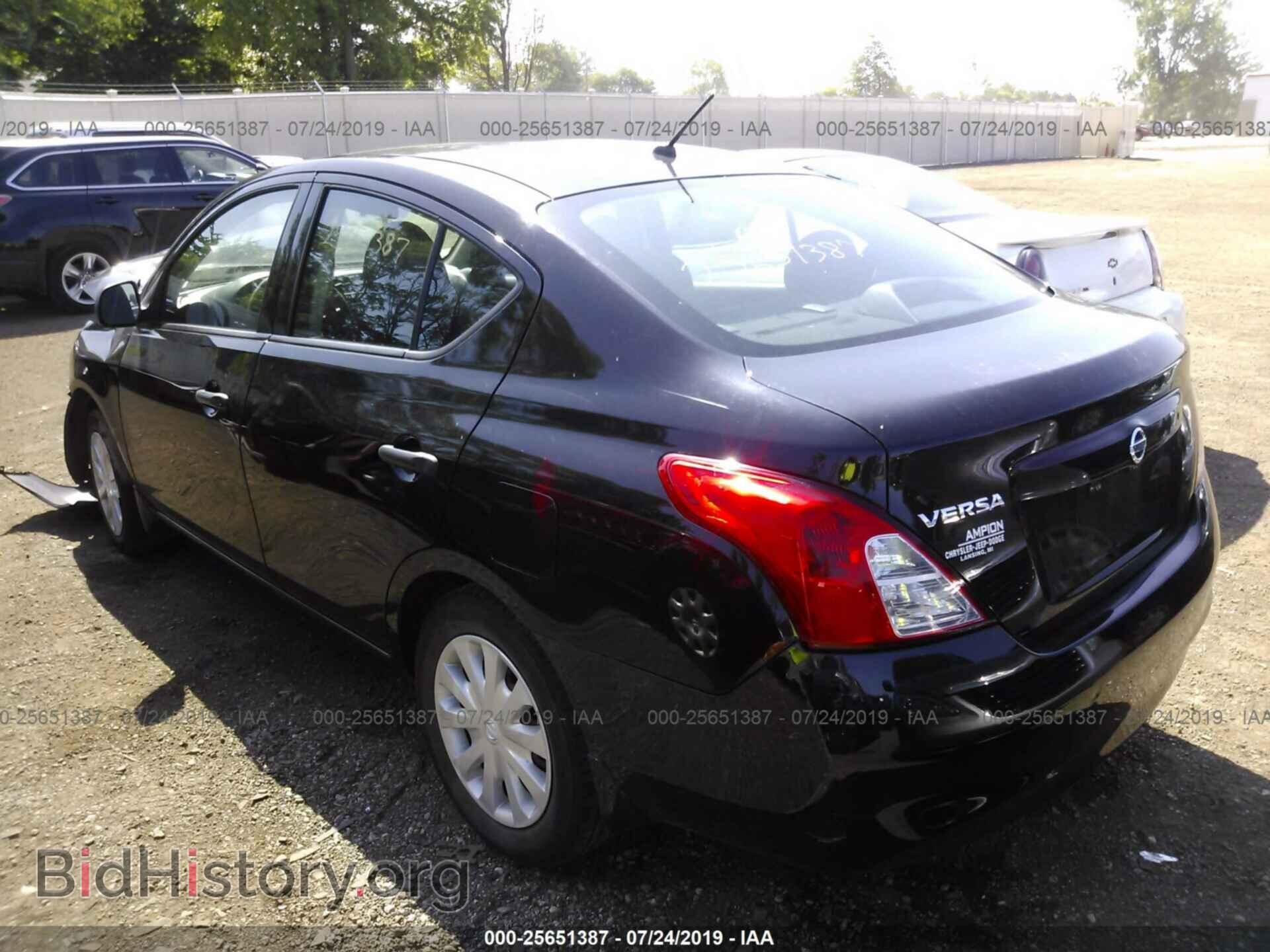 2012 NISSAN VERSA - VIN: 3N1CN7AP1CL914318 - Фото 3
