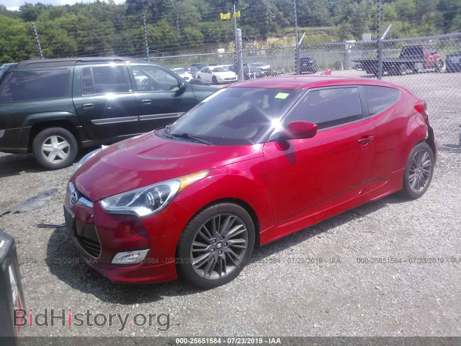 2013 HYUNDAI VELOSTER - VIN: KMHTC6AD3DU153586 - Фото 2