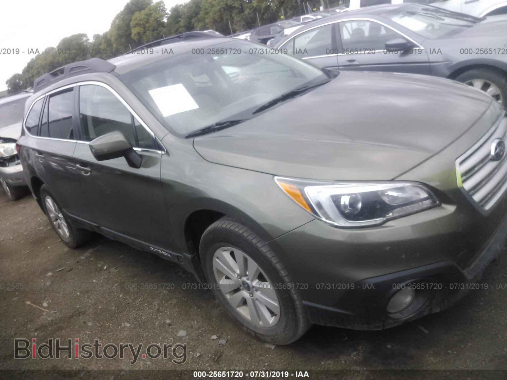 Фотография 4S4BSBCC5F3228504 - SUBARU OUTBACK 2015