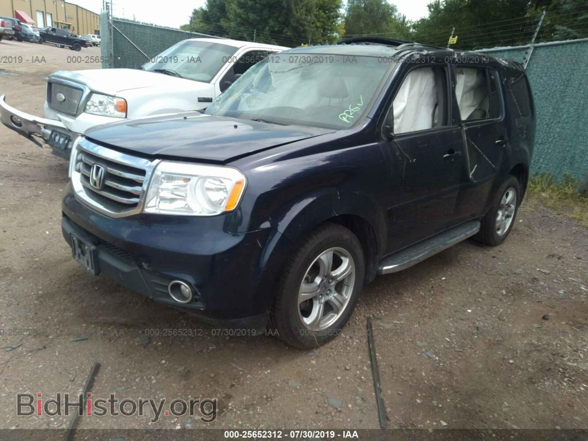 2014 HONDA PILOT - VIN: 5FNYF4H57EB001664 - Фото 2