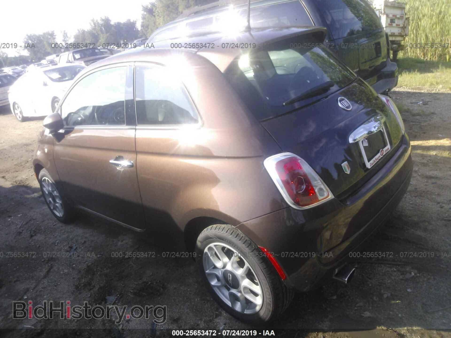 2014 FIAT 500 - VIN: 3C3CFFAR2ET288629 - Фото 3