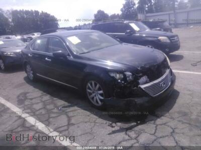 2007 Lexus LS 460l, черный — VIN JTHGL46FX75013181, IAAI