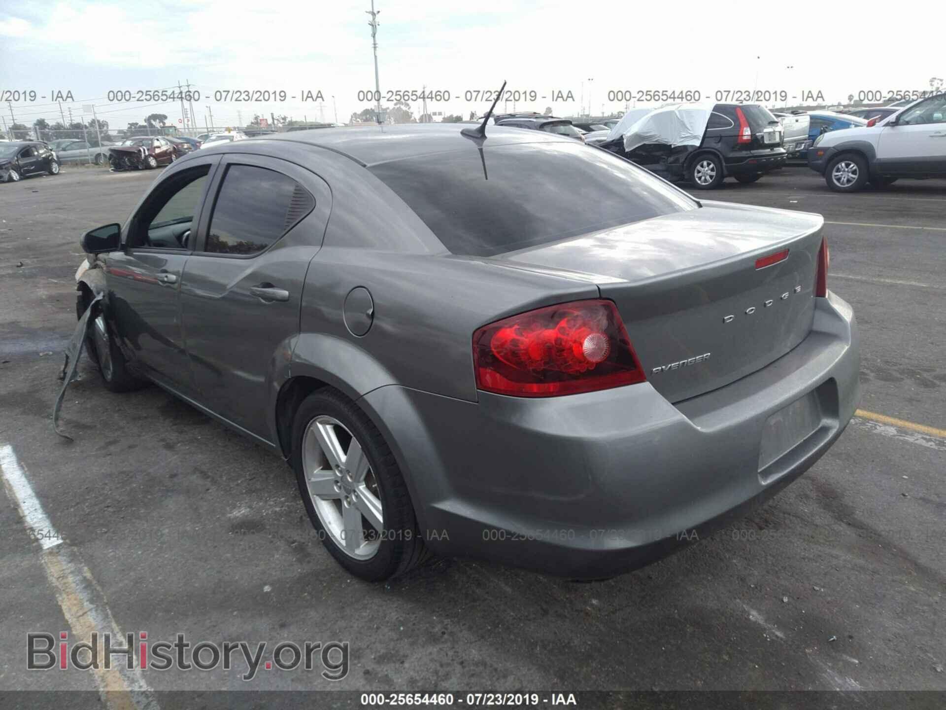 2012 DODGE AVENGER - VIN: 1C3CDZCB8CN141980 - Фото 3