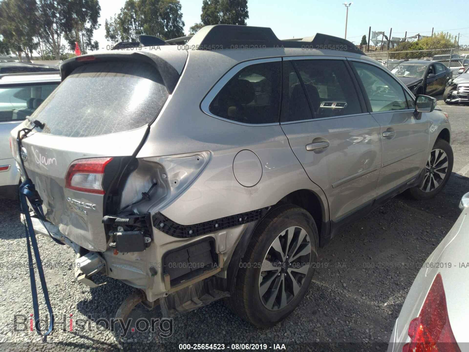 2017 SUBARU OUTBACK - VIN: 4S4BSENC3H3346827 - Фото 4