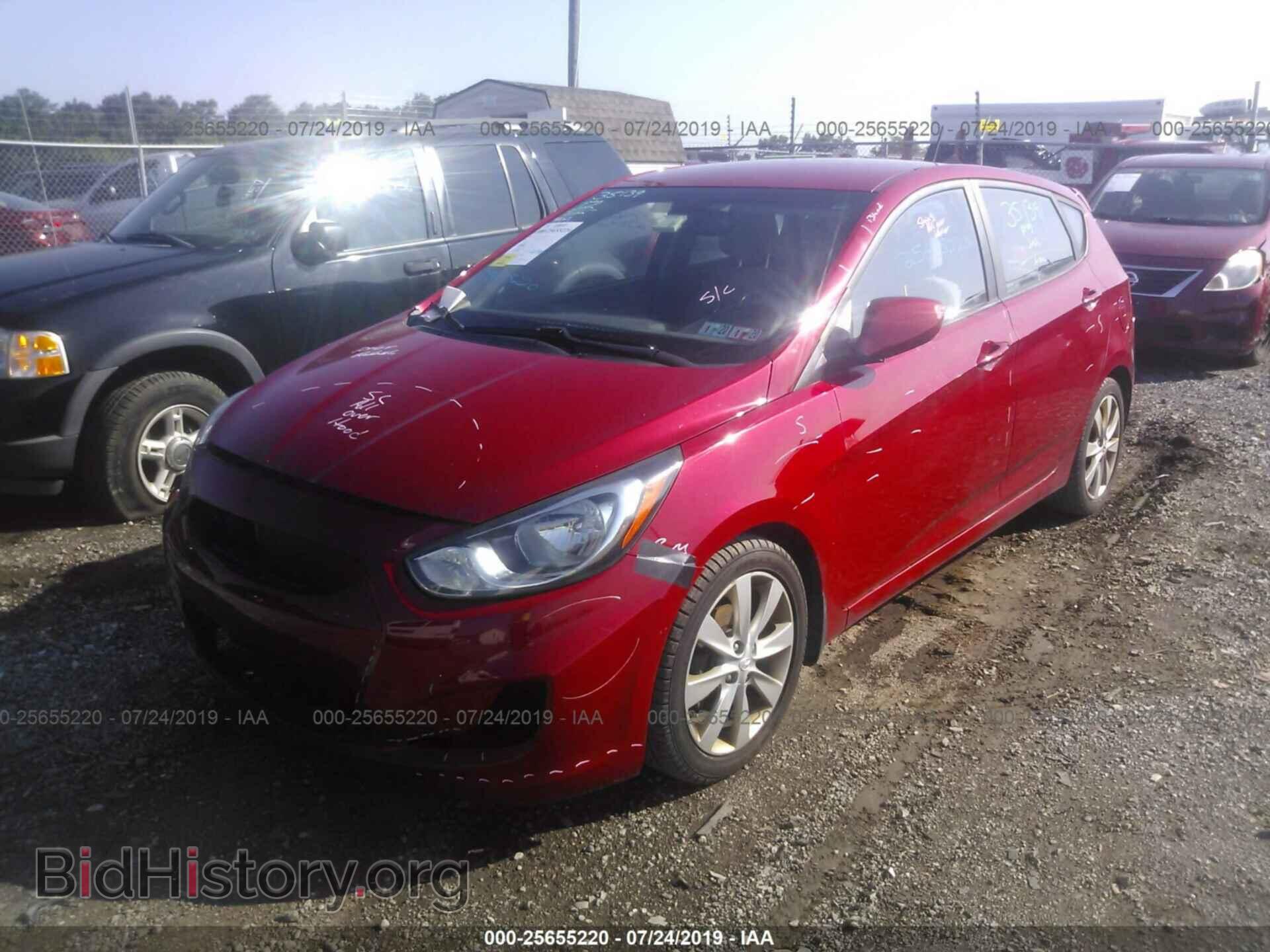 2012 HYUNDAI ACCENT - VIN: KMHCU5AE4CU024433 - Фото 2