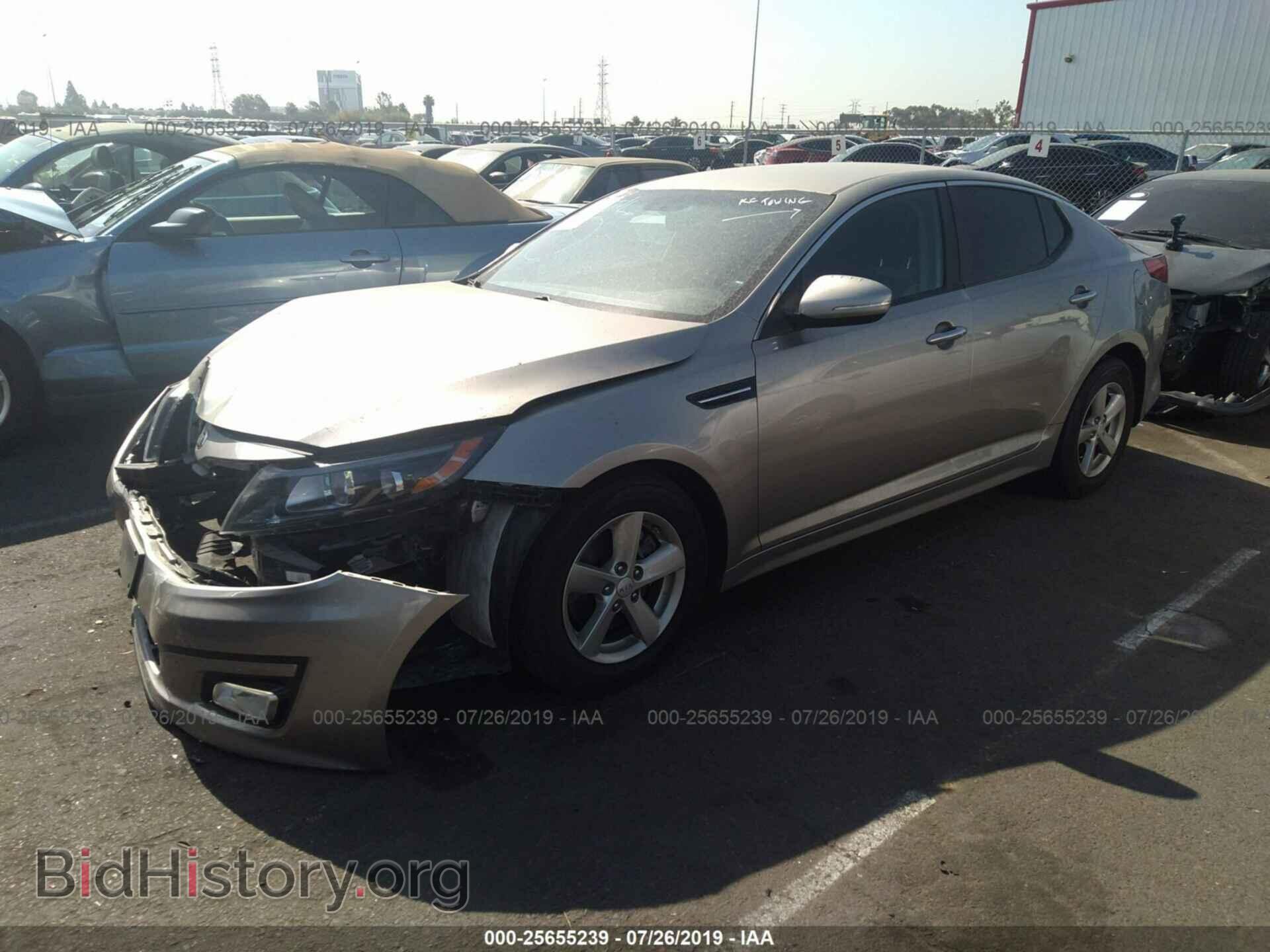 2015 KIA OPTIMA - VIN: 5XXGM4A74FG479133 - Фото 2