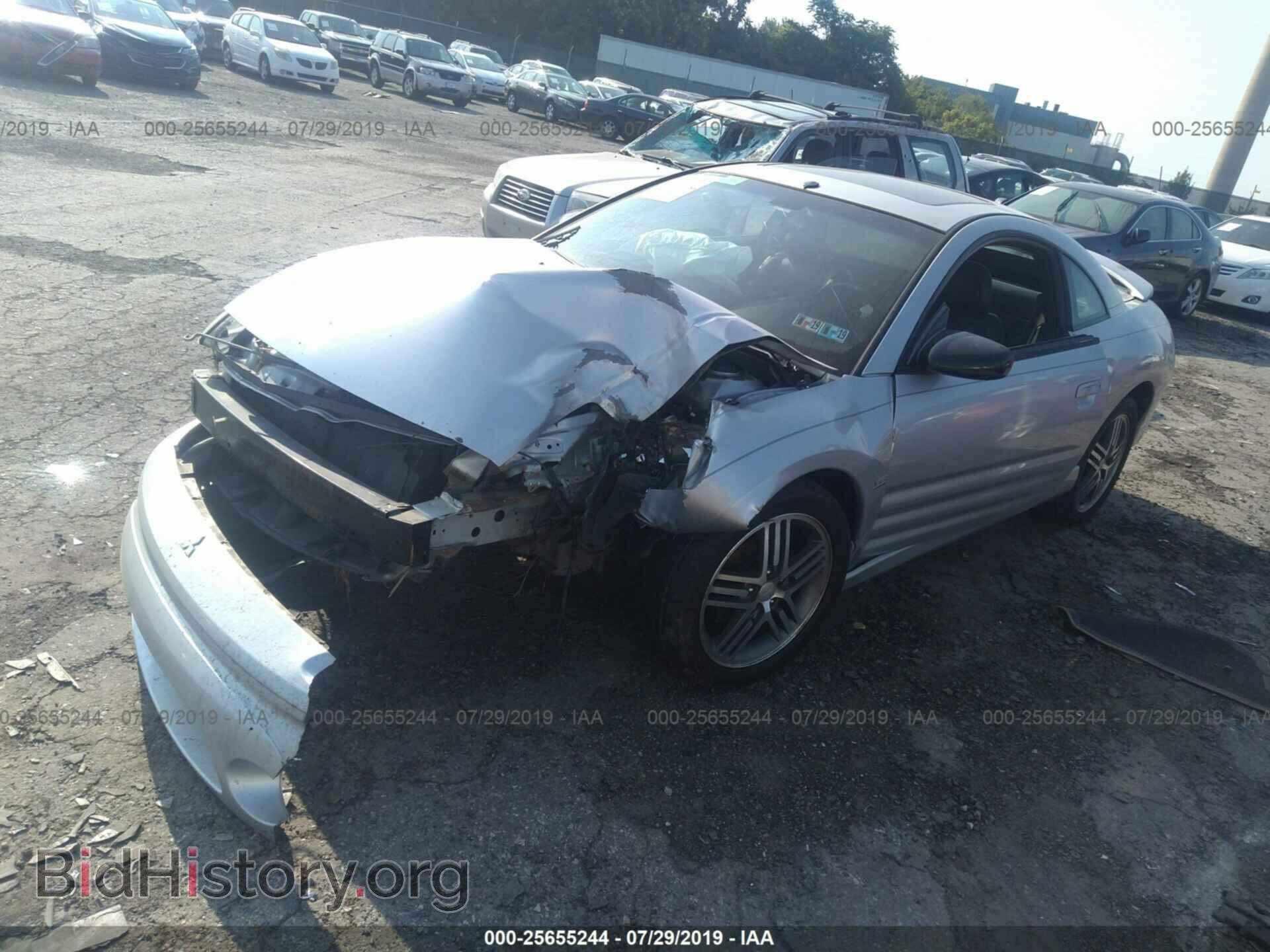 2003 MITSUBISHI ECLIPSE - VIN: 4A3AC74H63E014204 - Фото 2