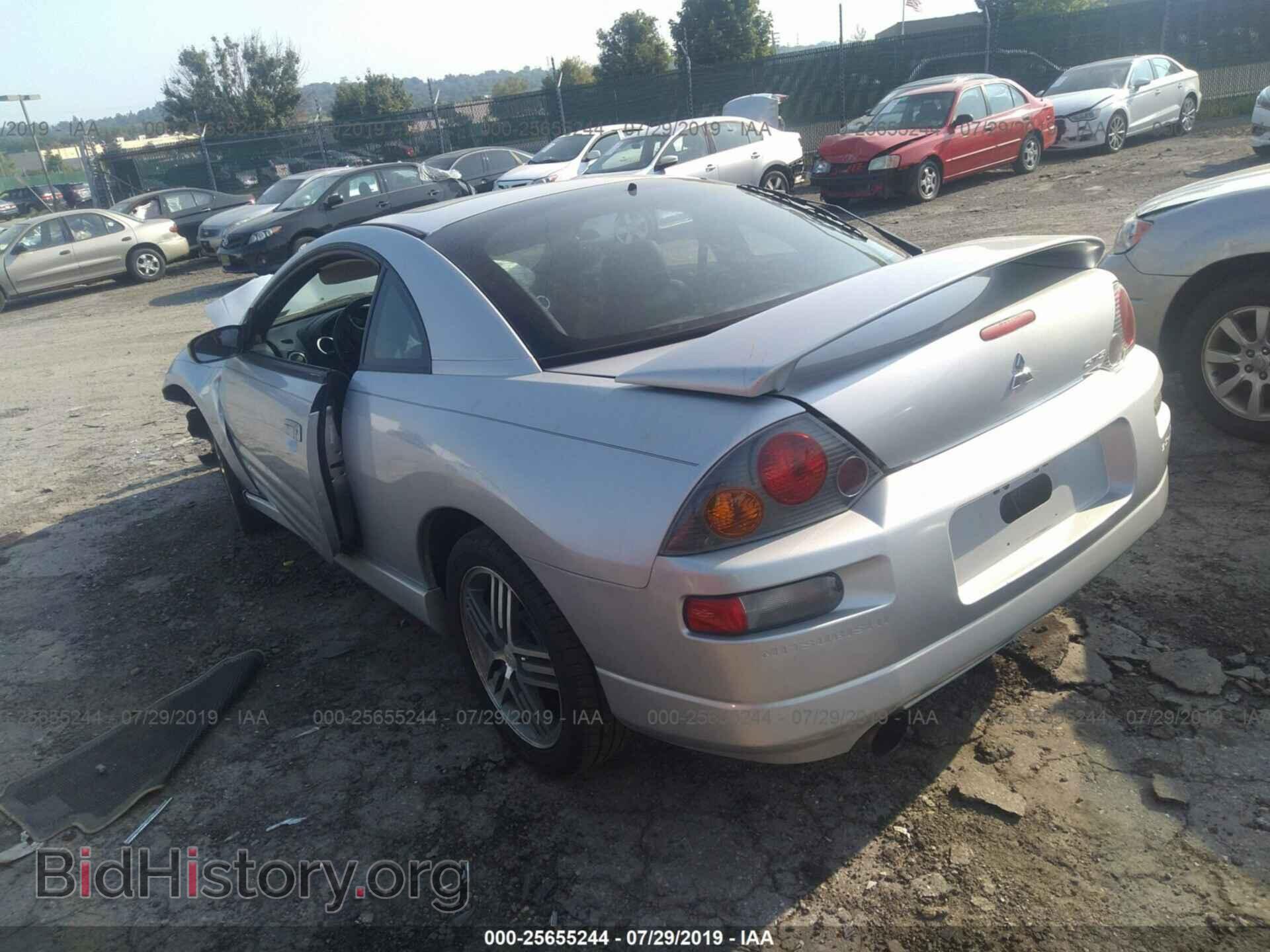 2003 MITSUBISHI ECLIPSE - VIN: 4A3AC74H63E014204 - Фото 3