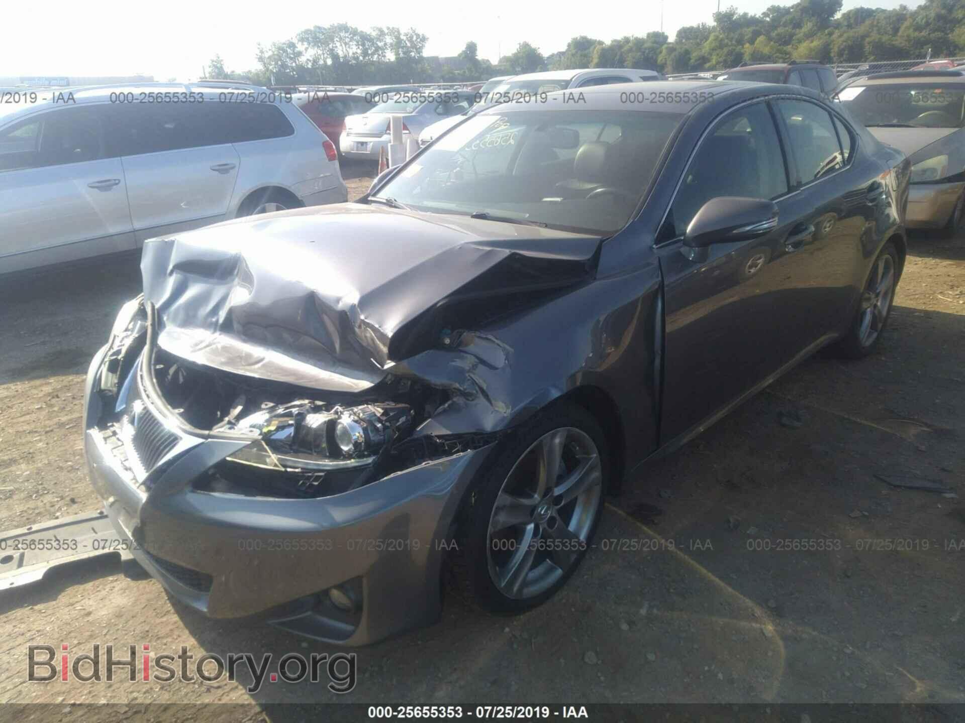 2012 LEXUS IS - VIN: JTHBF5C24C5180946 - Фото 2