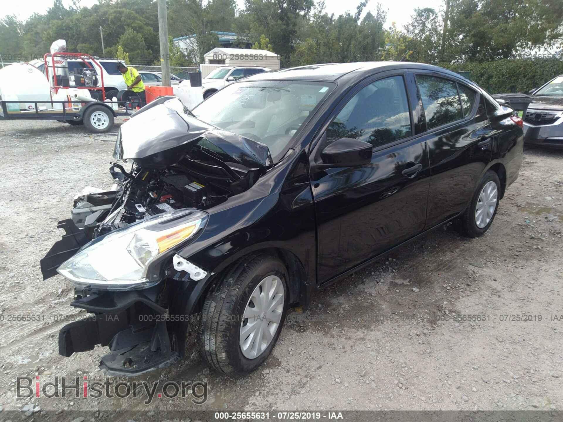 2019 NISSAN VERSA - VIN: 3N1CN7AP3KL801825 - Фото 2