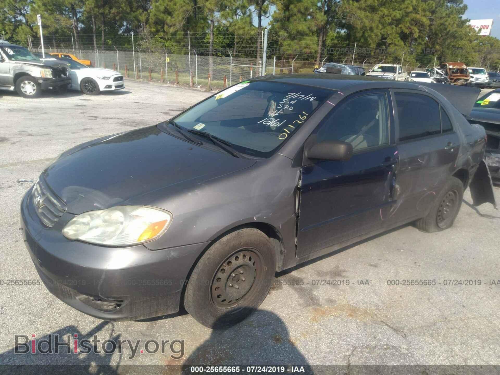 2003 TOYOTA COROLLA - VIN: 2T1BR32E03C011261 - Photo 2