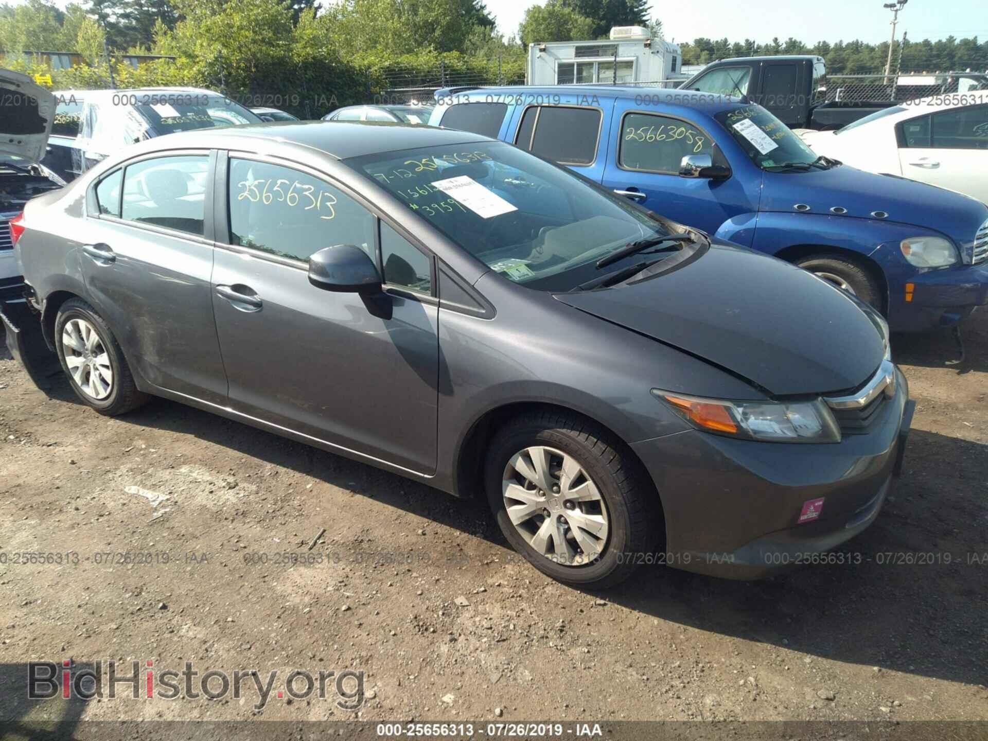 Фотография 2HGFB2F58CH603959 - HONDA CIVIC 2012
