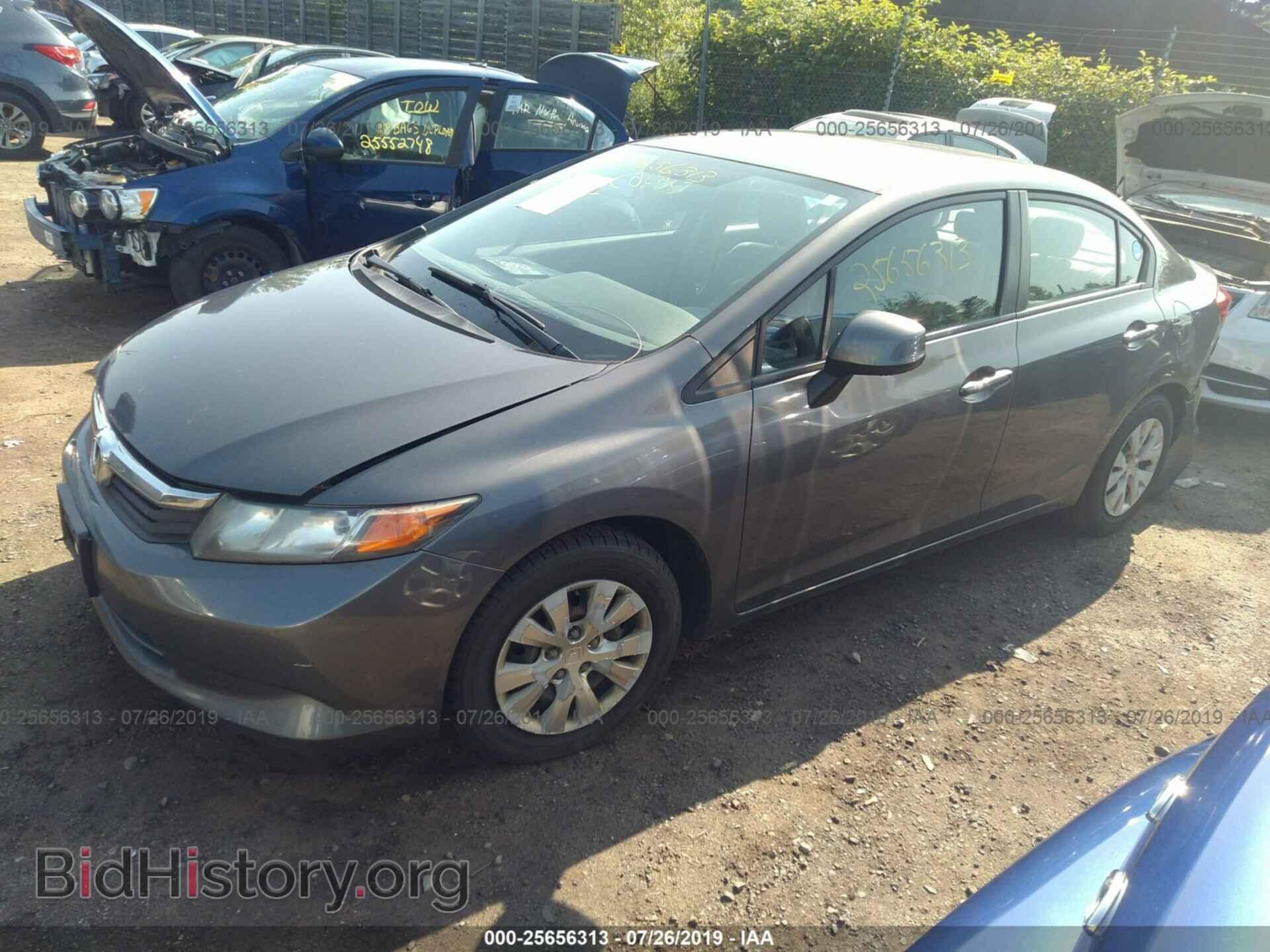 2012 HONDA CIVIC - VIN: 2HGFB2F58CH603959 - Фото 2