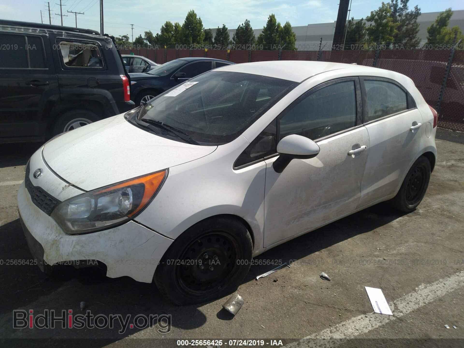 2014 KIA RIO - VIN: KNADM5A36E6348012 - Фото 2