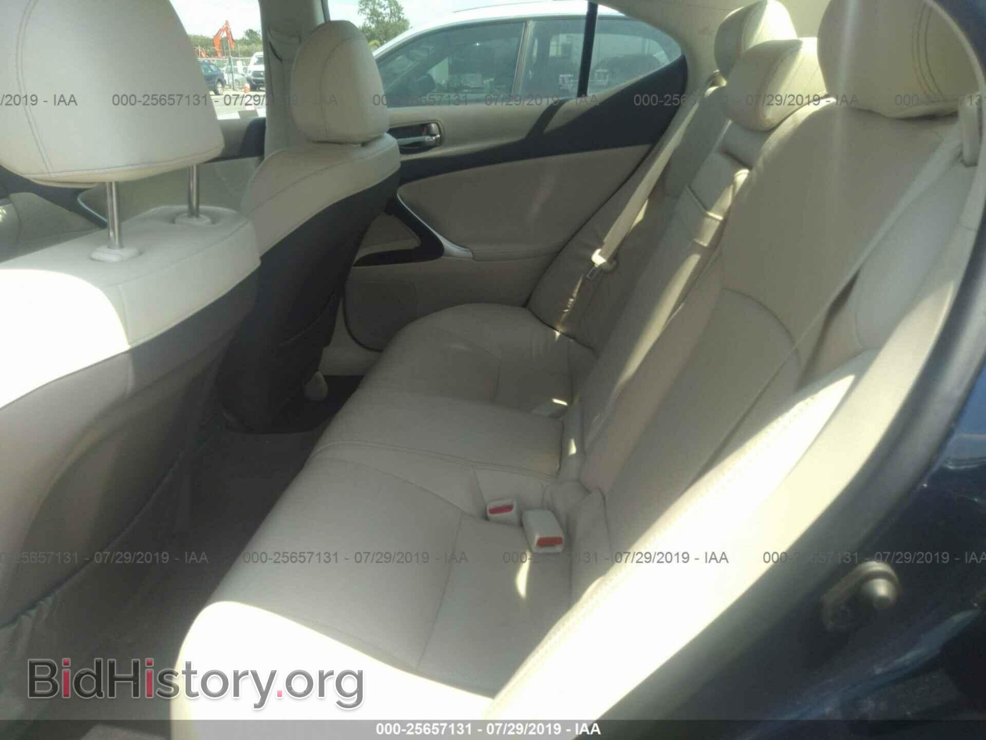 2012 LEXUS IS - VIN: JTHBF5C26C5164912 - Фото 8