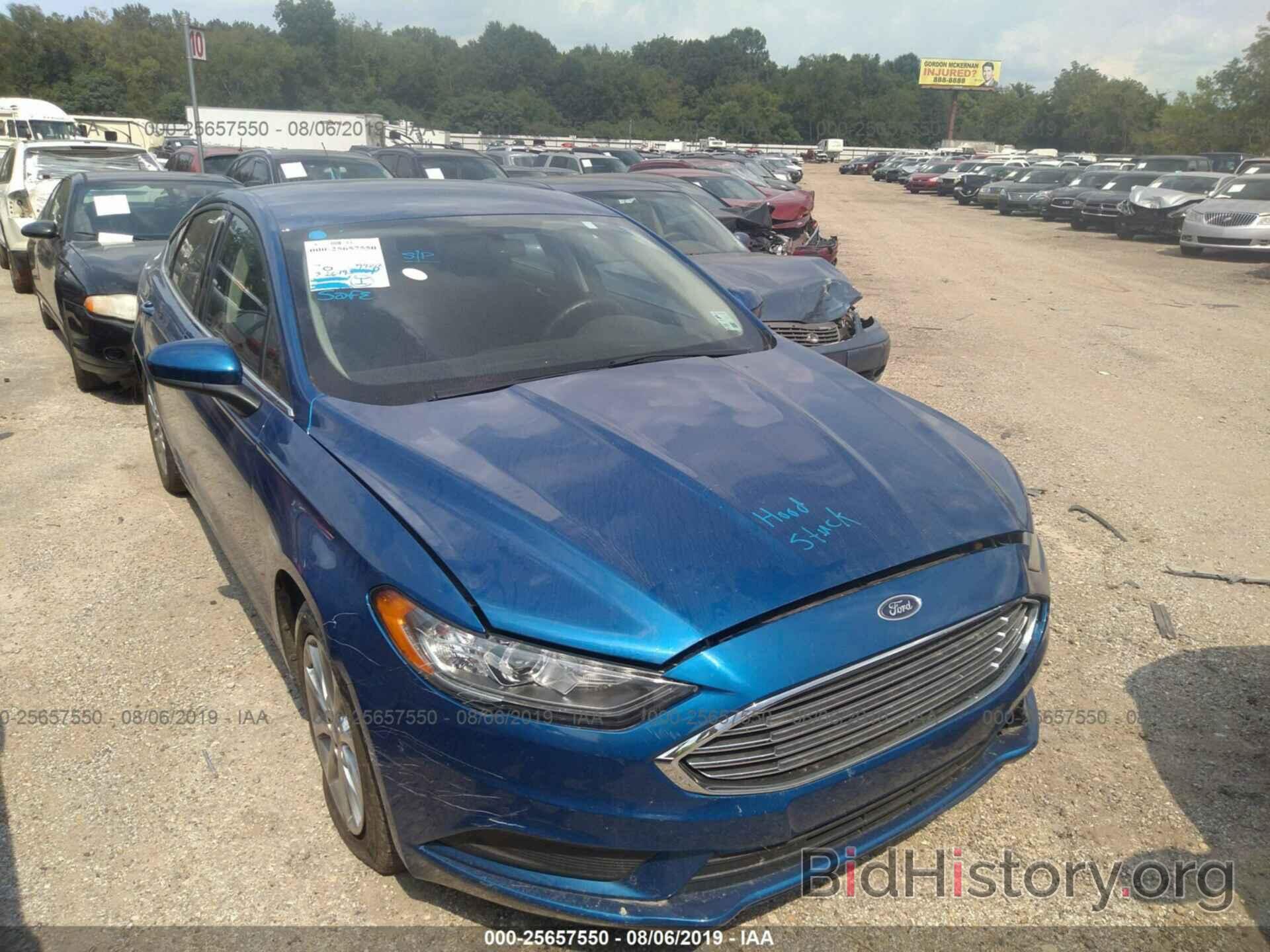 Фотография 3FA6P0H72HR150474 - FORD FUSION 2017