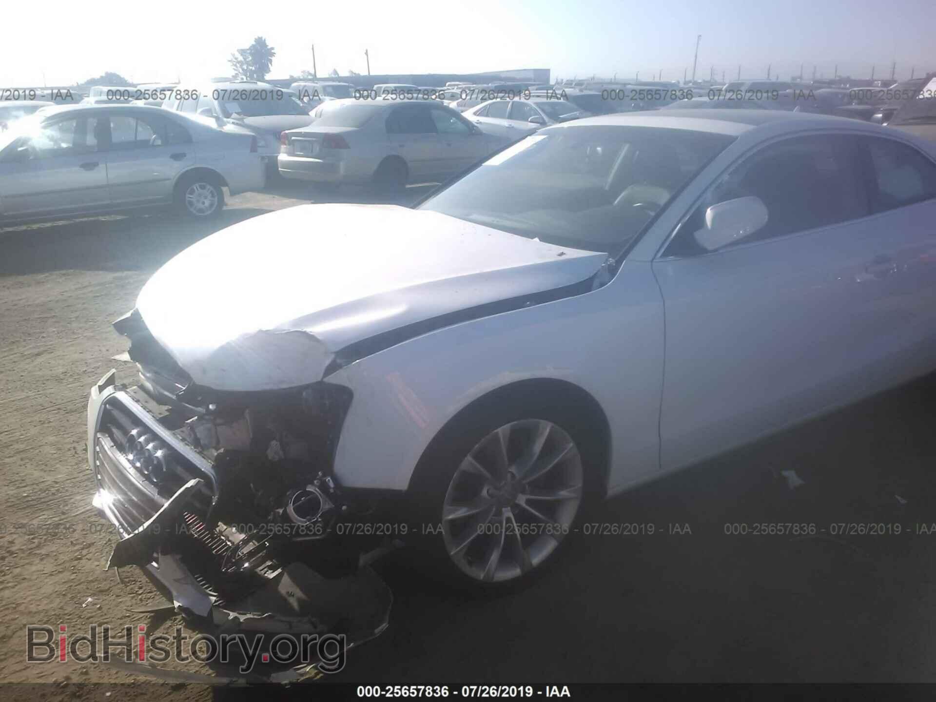 2013 AUDI A5 - VIN: WAULFAFR6DA001058 - Фото 2