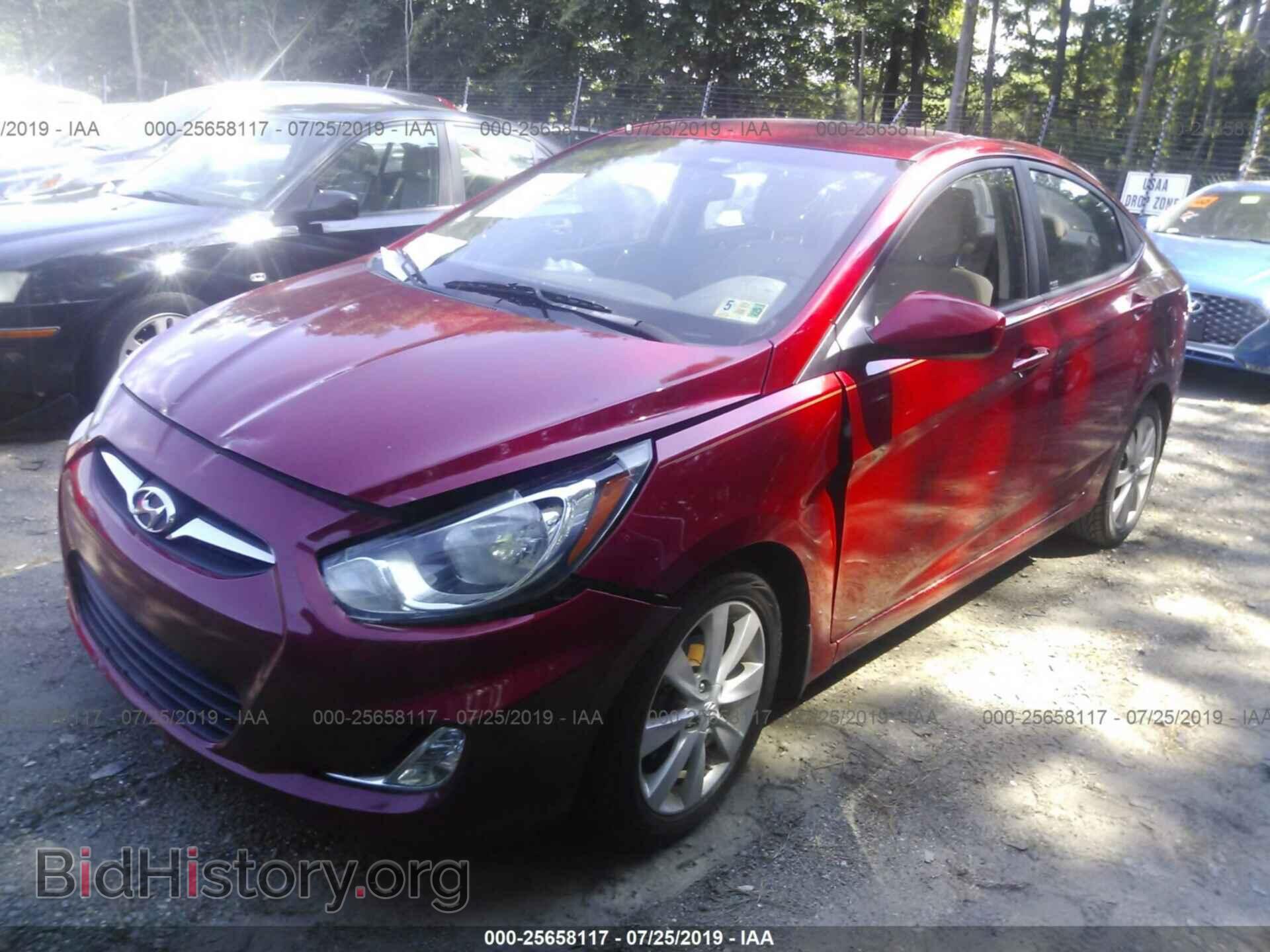 2012 HYUNDAI ACCENT - VIN: KMHCU4AE9CU195222 - Фото 2