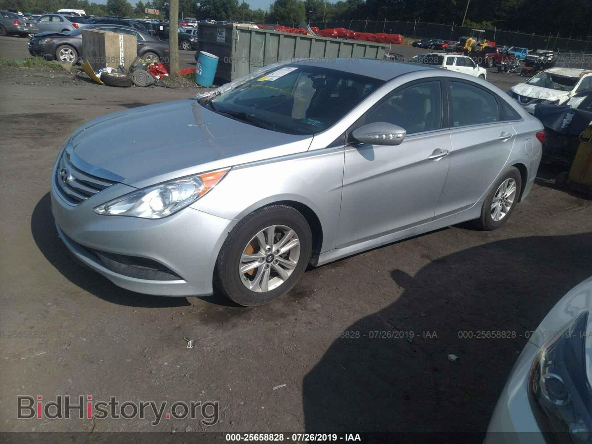 2014 HYUNDAI SONATA - VIN: 5NPEB4AC9EH837467 - Photo 2