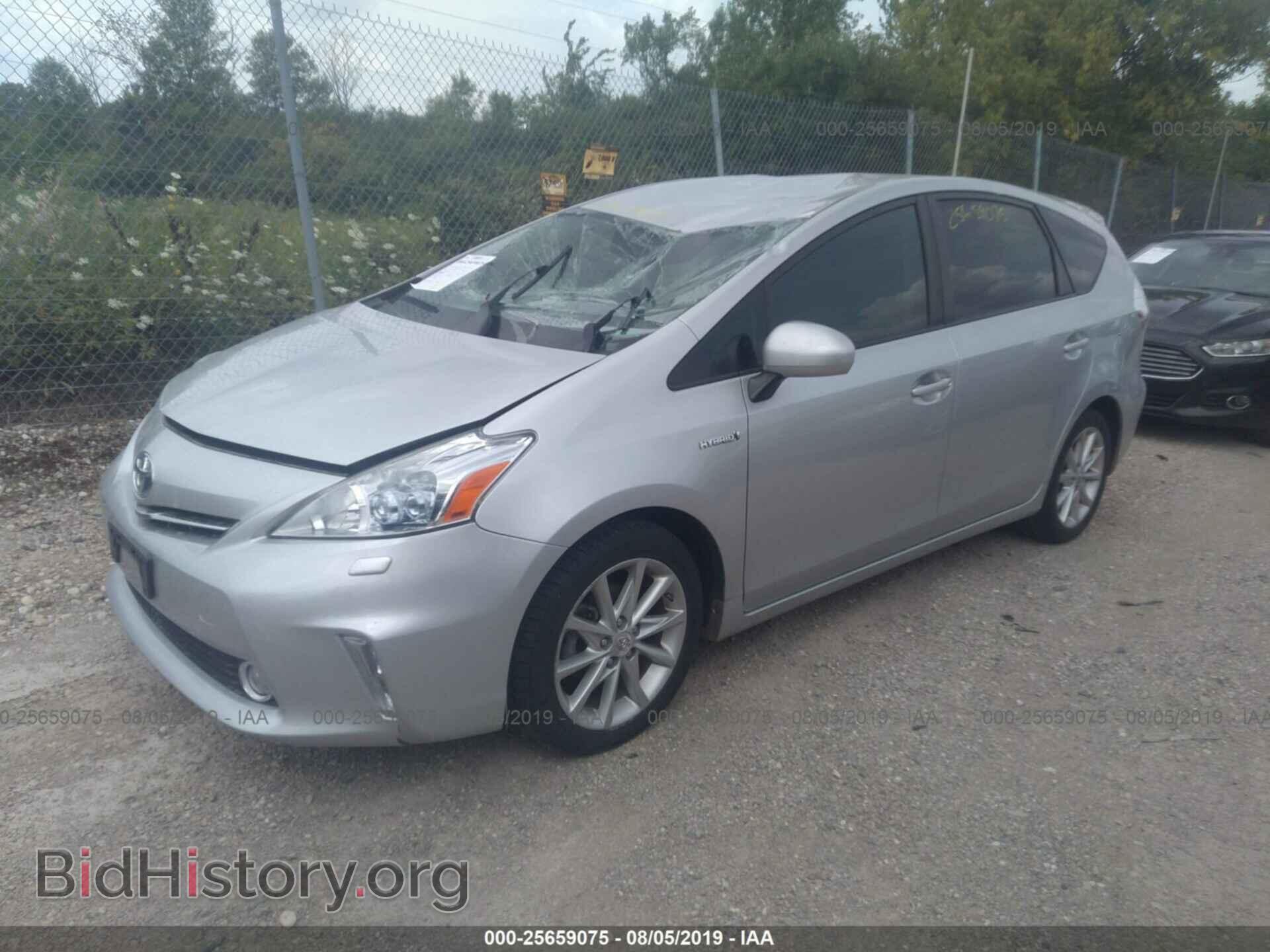 2012 TOYOTA PRIUS V - VIN: JTDZN3EU5C3058615 - Фото 2