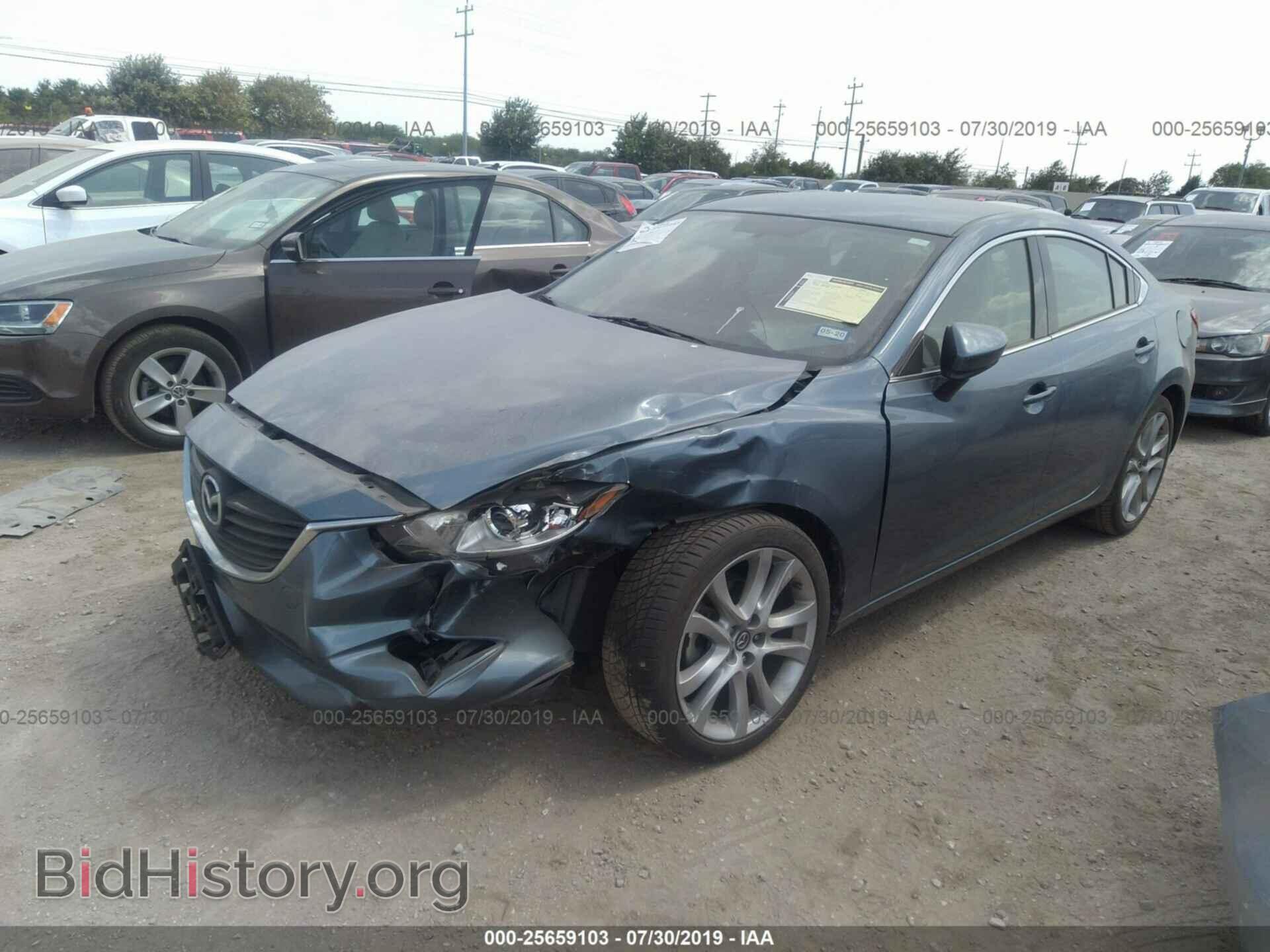 2016 MAZDA 6 - VIN: JM1GJ1V50G1422537 - Фото 2