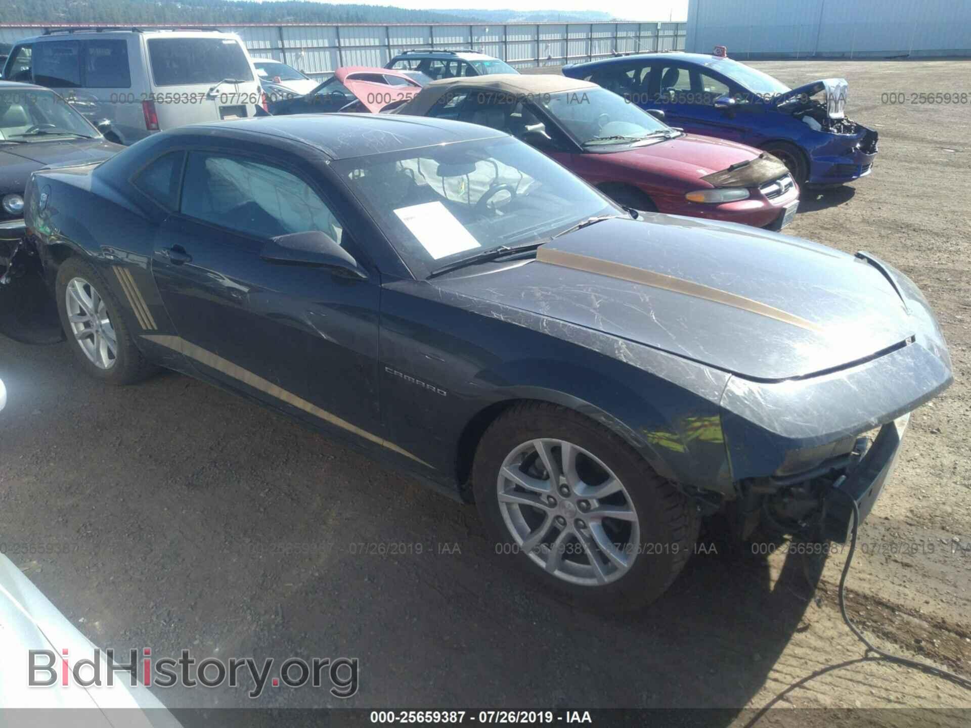 Photo 2G1FB1E30D9211524 - CHEVROLET CAMARO 2013