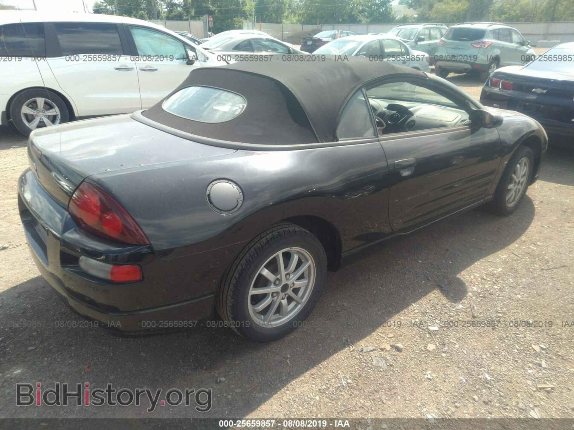 2001 MITSUBISHI ECLIPSE - VIN: 4A3AE45G01E205158 - Фото 4