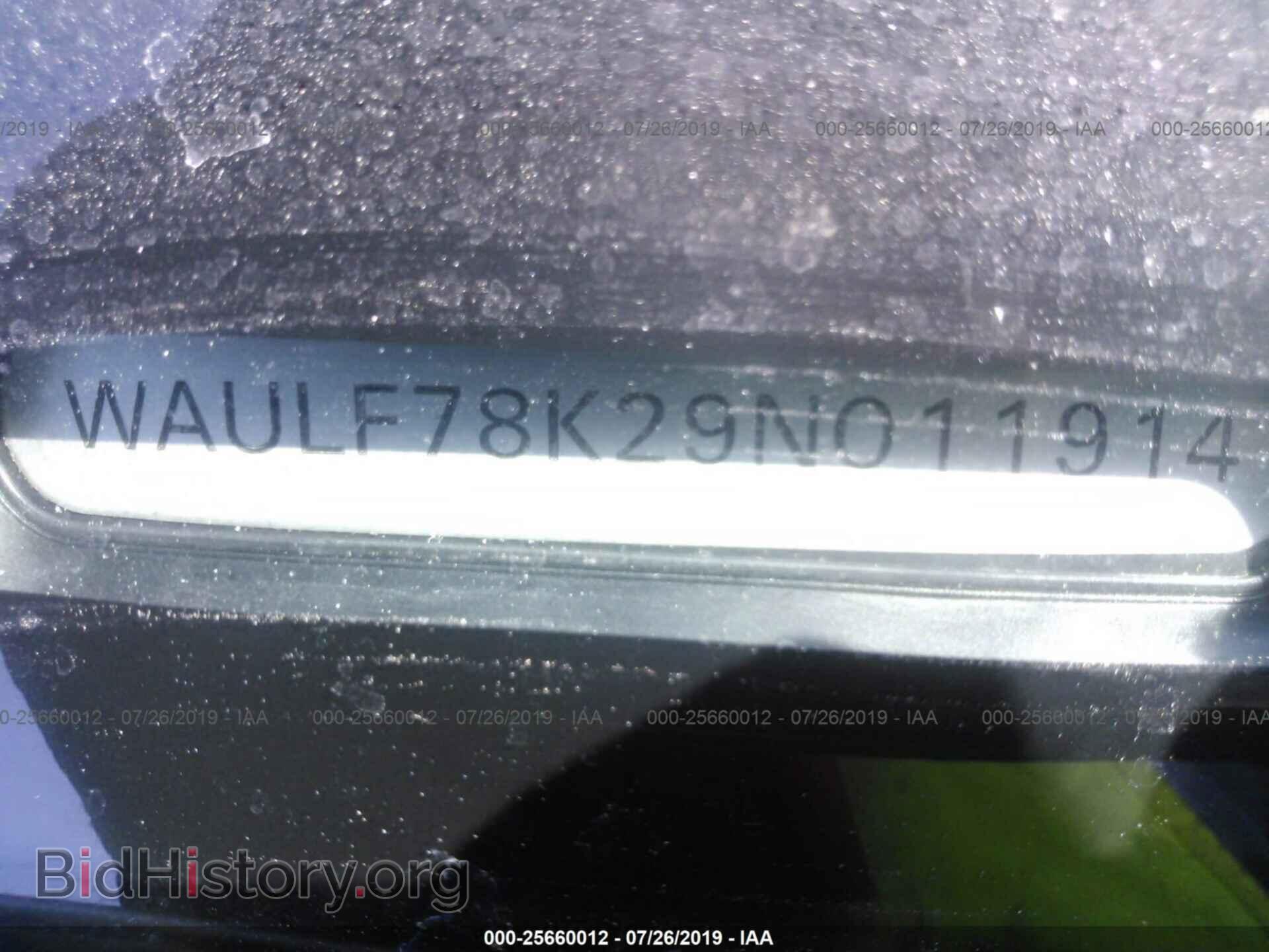 2009 AUDI A4 - VIN: WAULF78K29N011914 - Фото 9