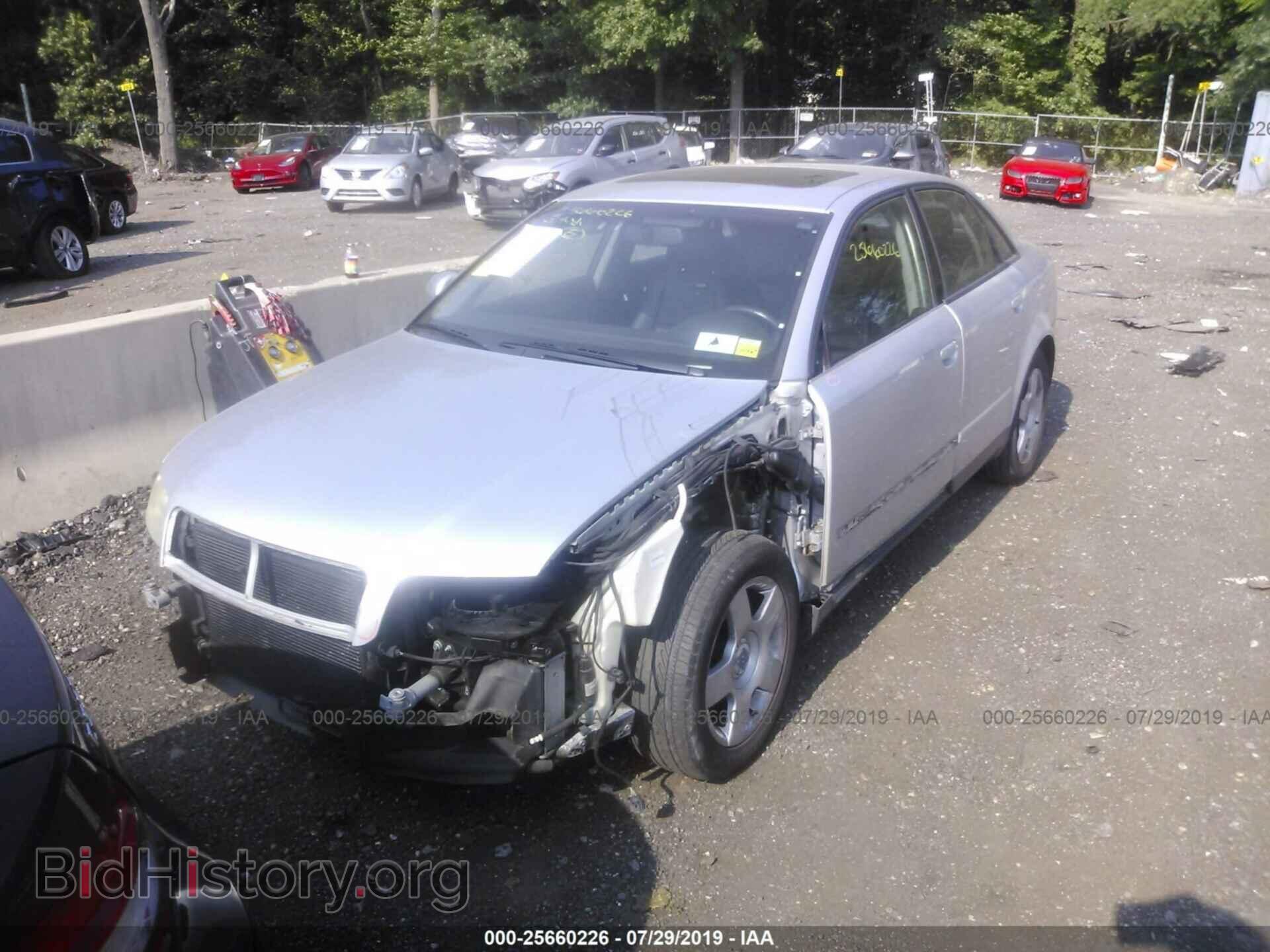 2002 AUDI A4 - VIN: WAULC68E32A194590 - Фото 2
