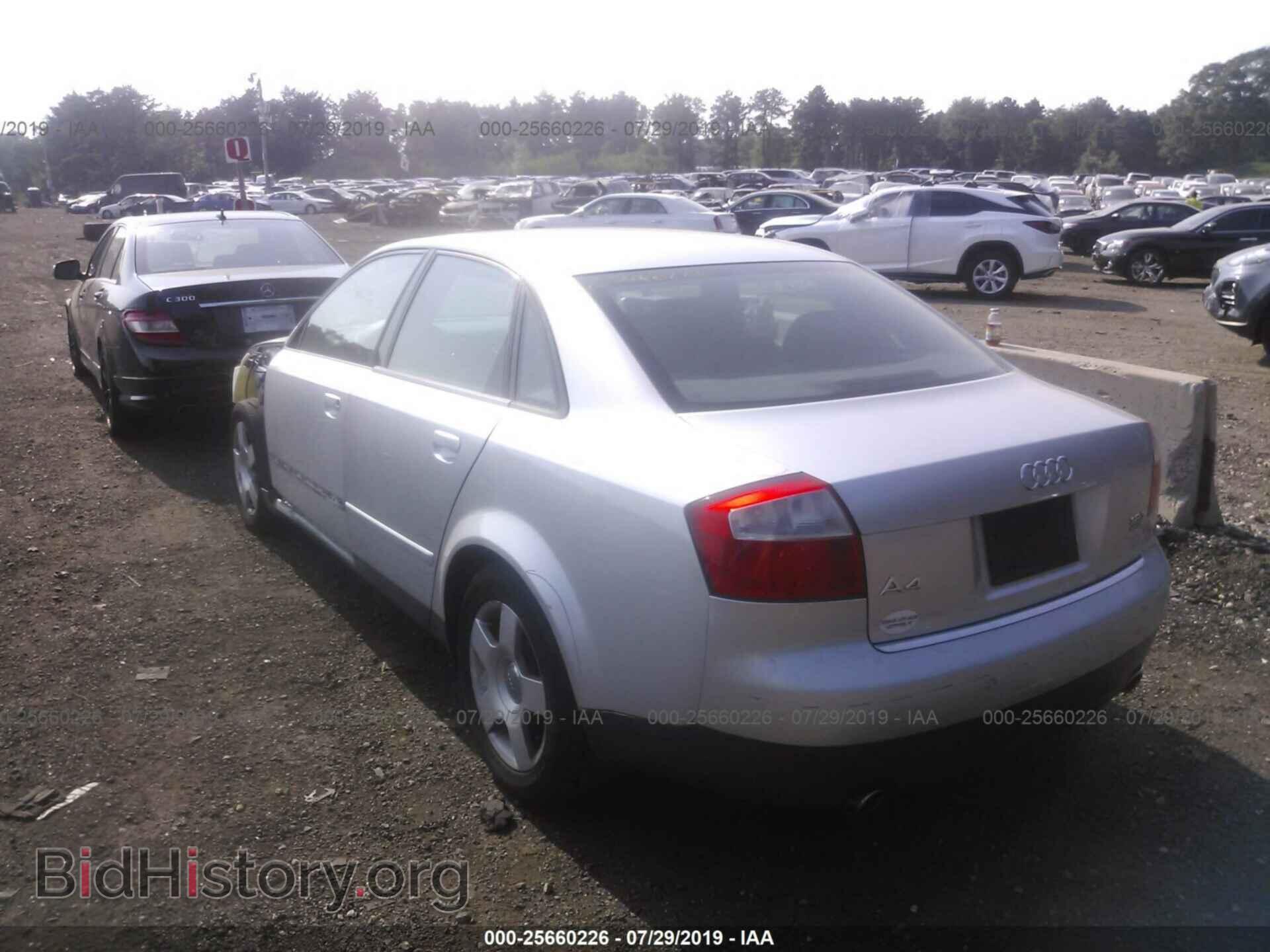 2002 AUDI A4 - VIN: WAULC68E32A194590 - Фото 3
